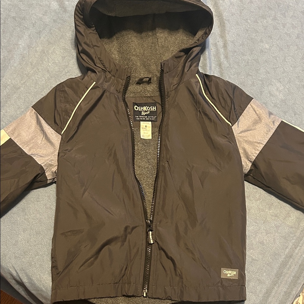 OshKosh B'gosh Kids Charcoal Raincoat